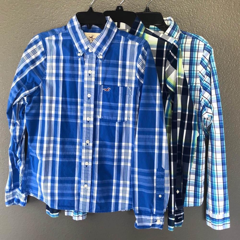 Hollister 3 Button Ups Bundle